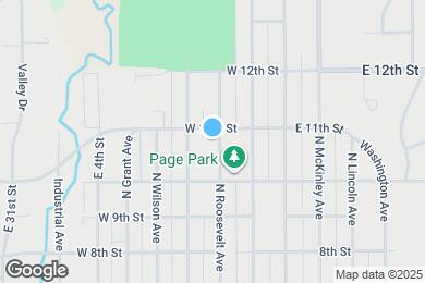 Map image of the property - 1016 N Roosevelt Ave