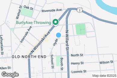 Map image of the property - 76 Hyde St