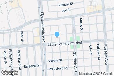 Map image of the property - 6216 Mandeville St