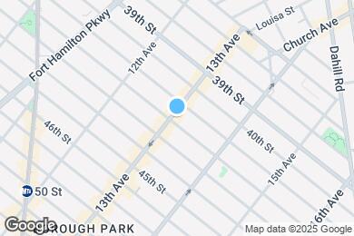 Map image of the property - 4119 13th Ave