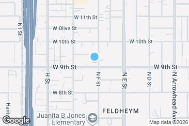Map image of the property - 618 W 9th St