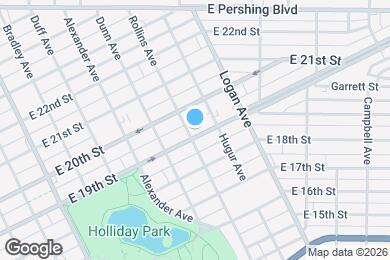 Map image of the property - 1504 E 19th St