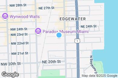 Map image of the property - 170 NE 23rd St