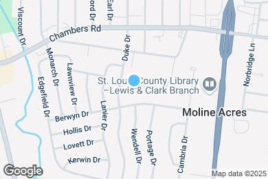 Map image of the property - 2402 Castle Dr