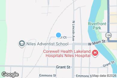 Map image of the property - 552 1st Ct