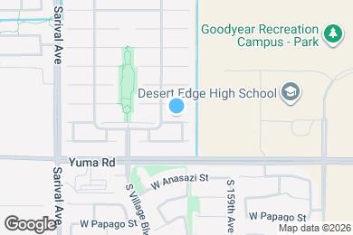 Map image of the property - 16048 W Desert Bloom St