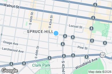 Map image of the property - 4224 Spruce St