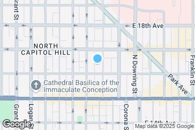 Map image of the property - 1631 N Emerson St