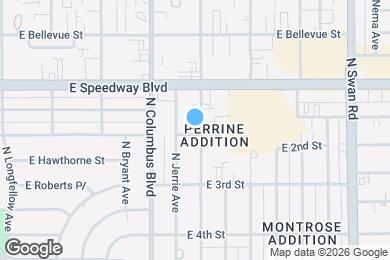 Map image of the property - 1001 N Catalina Ave