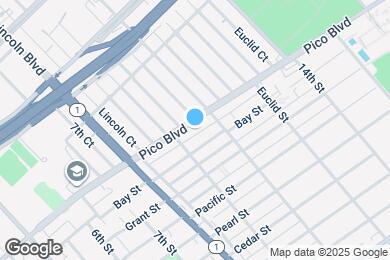 Map image of the property - 1024 Pico Blvd