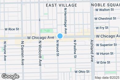 Map image of the property - 1753 W Chicago Ave