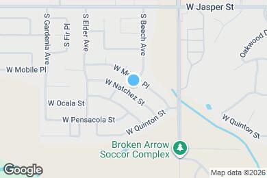 Map image of the property - 2400 W Natchez St