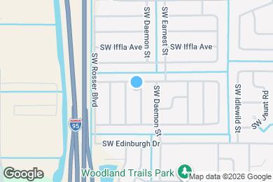 Map image of the property - 4414 SW Cacao St