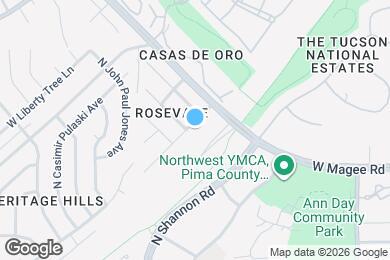 Map image of the property - 7826 N Sun Flair Dr