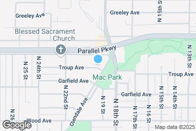 Map image of the property - 1924 Troup Ave