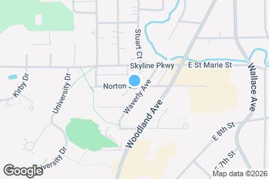 Map image of the property - 1517 Waverly Ave