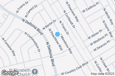 Map image of the property - 9183 N Peachtree Way