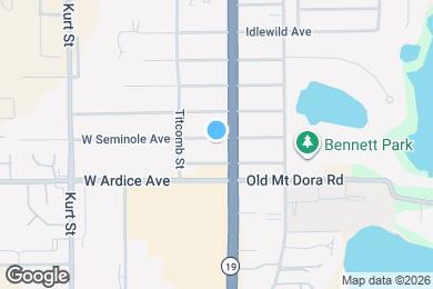 Map image of the property - 66 W Seminole Ave