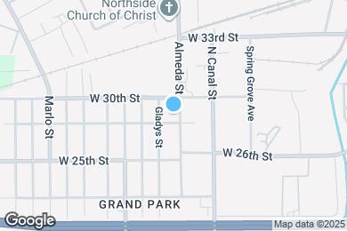 Map image of the property - 3810 Almeda St