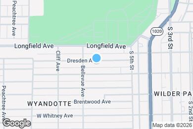 Map image of the property - 624 Dresden Ave