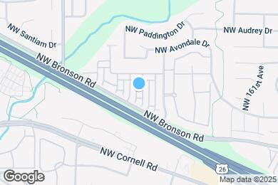 Map image of the property - 2345 NW Oak Knoll Pl