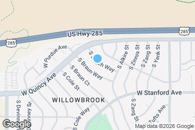 Map image of the property - 4373 S Beech Way