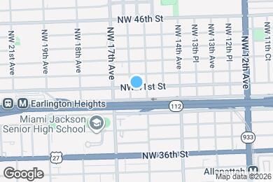 Map image of the property - 1522 NW 41st St