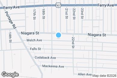Map image of the property - 1926 Welch Ave