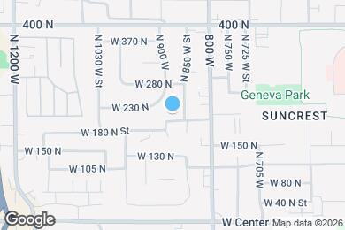 Map image of the property - 874 W 200 N St