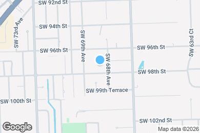 Map image of the property - 6845 SW 98th St