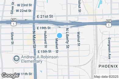 Map image of the property - 211 E 17th St