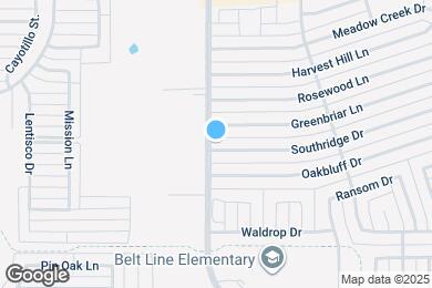 Map image of the property - 1385 Southridge Dr