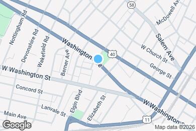 Map image of the property - 727 Washington Ave