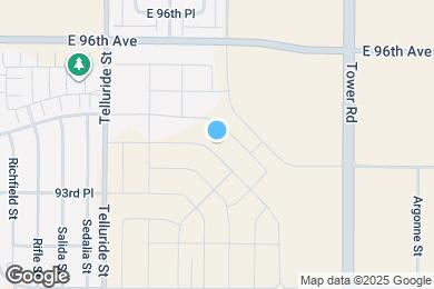 Map image of the property - 9494 Yampa St