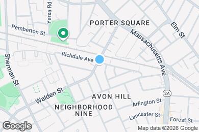 Map image of the property - 70 Walden St