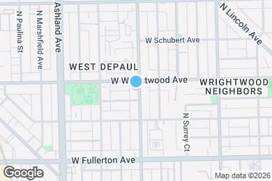 Map image of the property - 2546 N Southport Ave