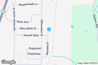 Map image of the property - 1303 Michele Dr
