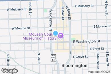 Map image of the property - 216 N Center St