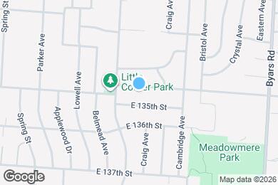 Map image of the property - 6617 E 134th Terrace