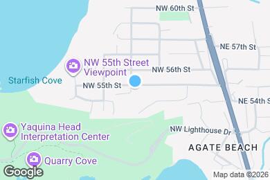 Map image of the property - 5446 NW Rhododendron St