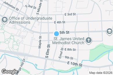 Map image of the property - 503 S Oak St