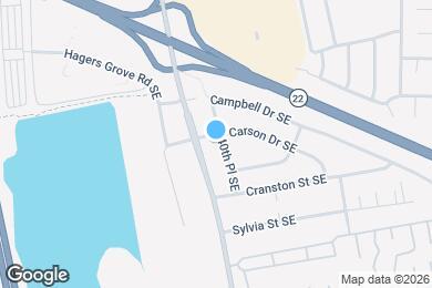 Map image of the property - 4012 Carson Dr SE