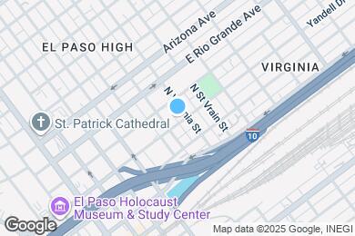 Map image of the property - 709 E Yandell Dr