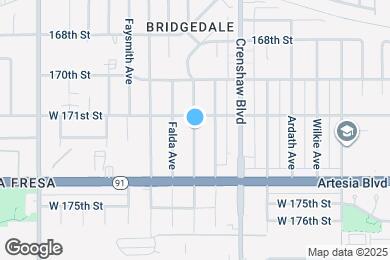 Map image of the property - 17112 Elgar Ave