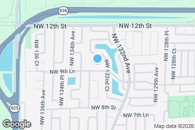 Map image of the property - 13248 NW 10th St