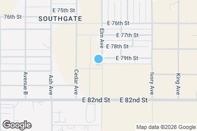 Map image of the property - 409 E 80th St
