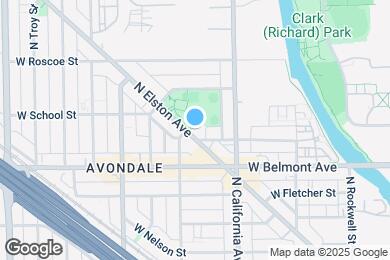 Map image of the property - 3253 N Elston Ave