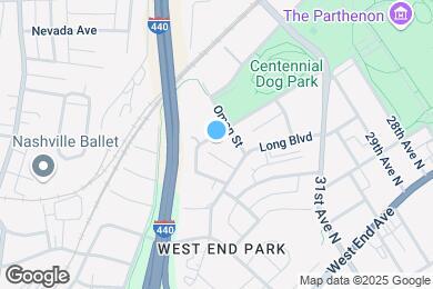 Map image of the property - 3163 Parthenon Ave