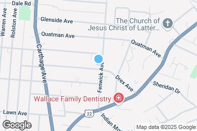 Map image of the property - 5331 Fenwick Ave
