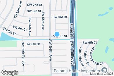 Map image of the property - 5290 SW 5th St